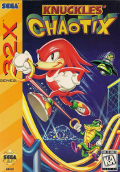 Knuckles' Chaotix Cover