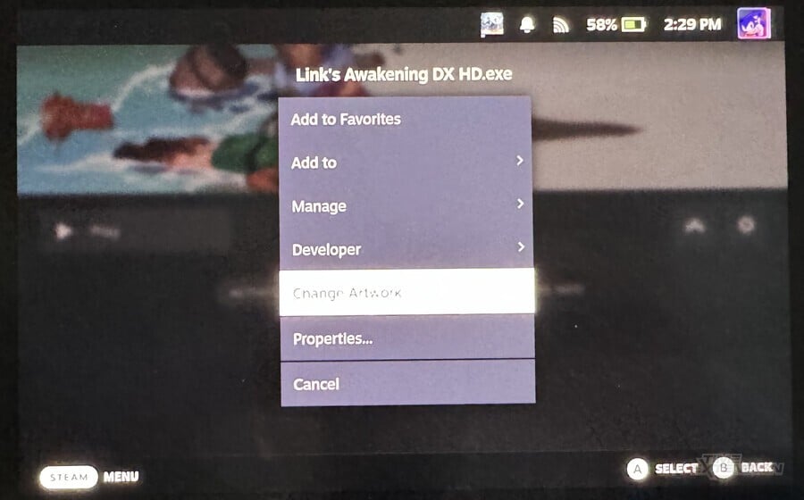 Zelda: Link's Awakening DX HD Steam Deck