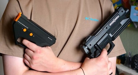 As you can see, the GC01 is one of the smallest light guns on the market, even when compared to the Sinden, which is based on the same internal tech