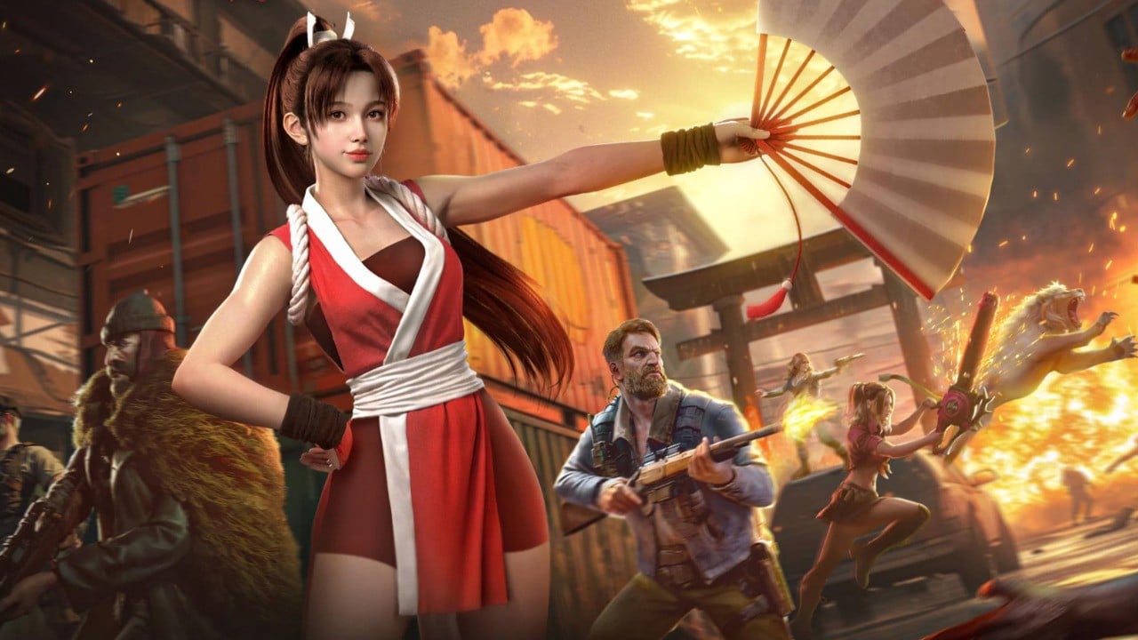 Fatal FuryのMai Shiranuiは、何らかの理由でこのゾンビサバイバルゲームにあります