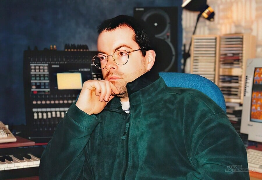Tim Wright, aka Cold Storage  in 1999, druing the development of Music 2000.