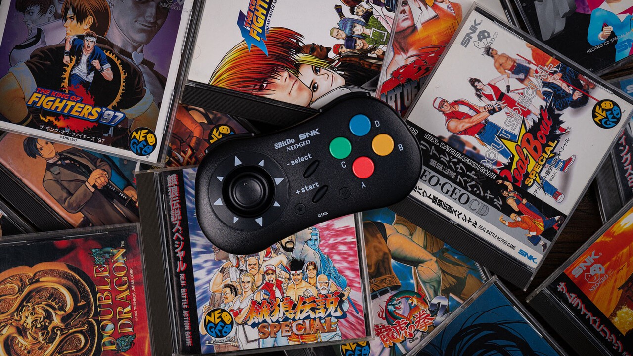 8BitDo Is Updating The Legendary Neo Geo CD Controller | Time