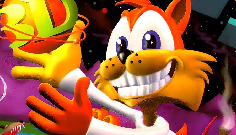 Bubsy 3D Game Over