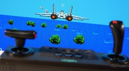 The original Cyber Stick supported After Burner II on the Mega Drive via an unofficial homemade adapter, and it's arguably the best game on the Mega Drive Mini II to experience the 2022 version with