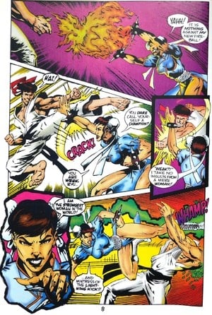 Street Fighter 2 Comic