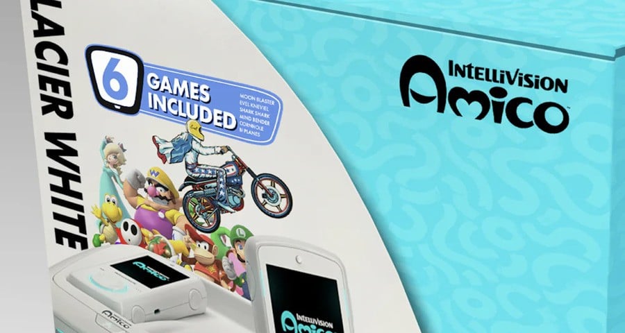 Random: "What In The Name Of Copyright Infringement Is This Madness?" - Intellivision Amico Box Showcasing Nintendo Art Surfaces Online 2