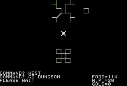 Here you can see a comparison between the graphics of Akalabeth on the left vs. Ultima on the right