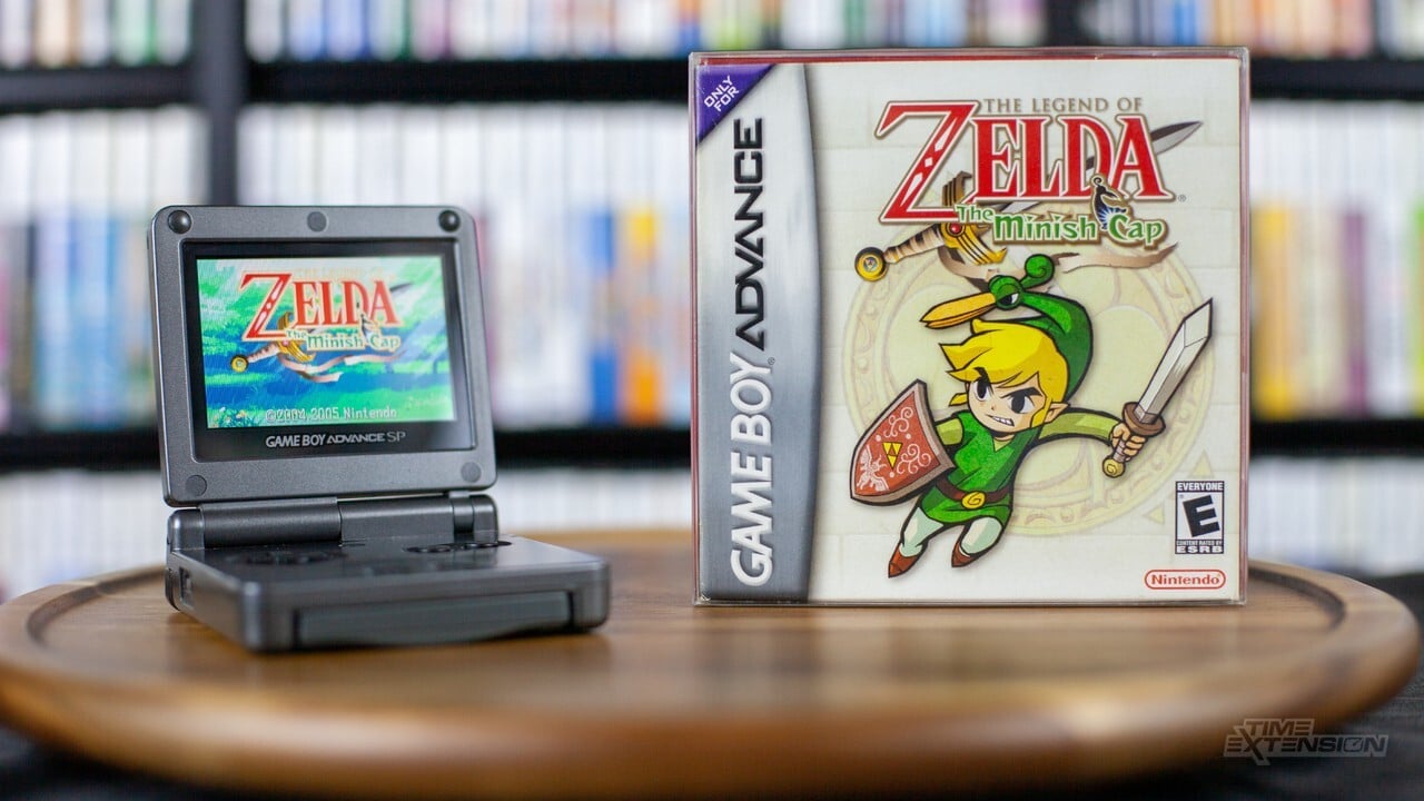 ランダム中古ブック小売業者半額の書籍はZelda：Minish Capが400ドルで販売しています