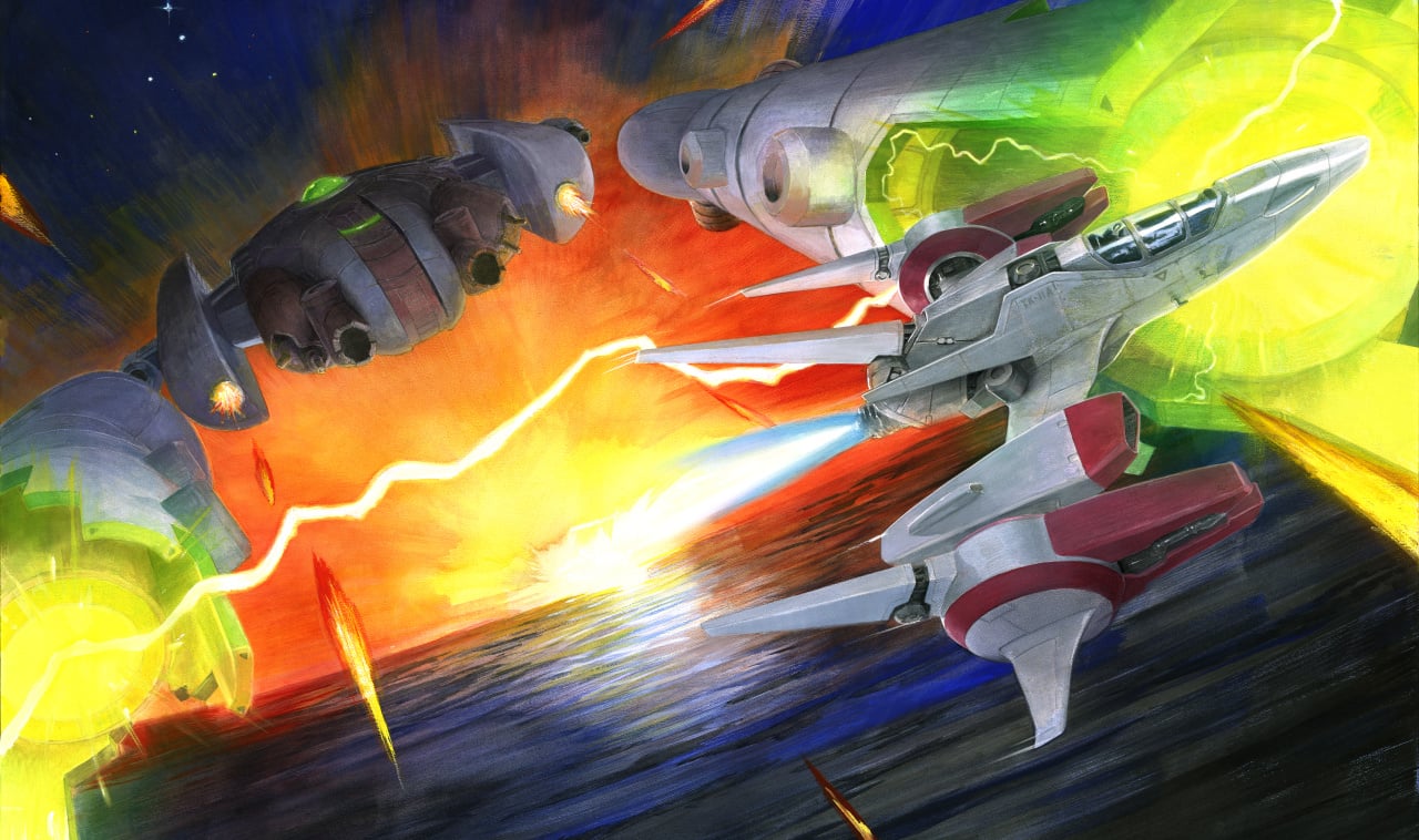 Earthion’s Key Art by Mitsuhiro Arita Pays Tribute to Classic Arcade Era