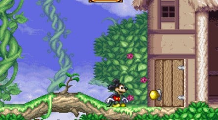 Mickey's friends will give him costumes throughout the game, which allow him to unlock new abilities such as casting magic, shooting water, and grappling onto ledges and other hot spots