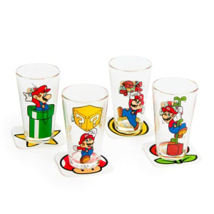 Nintendo Super Mario Action Drinkware Set