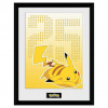 Pikachu Pikxels Art Print