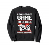 Paused my Game To Be Here Shirt Ugly Christmas Video Gamer Sweatshirt