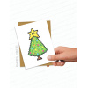 Geeky Christmas Card Retro