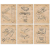 Vintage Video Games Console Controller Patent Prints