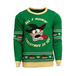 Official Crash Bandicoot Knitted Christmas Jumper