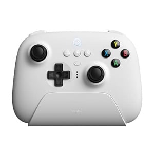 8Bitdo Ultimate 2.4g Wireless Controller with Charging Dock (White)