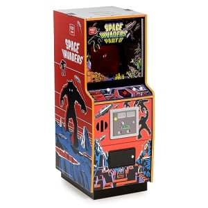 Quarter Arcades Official Space Invaders II 1/4 Sized Mini Arcade Cabinet by Numskull