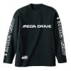 Mega Drive Ribless Long Sleeve T-shirt Black