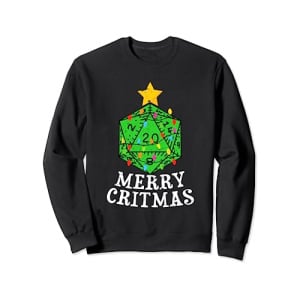 Merry Critmas D20 RPG Sweatshirt