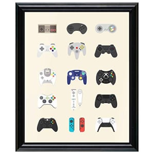 Retro Video Game Posters with Frame