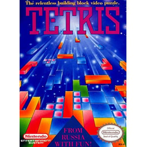 Tetris Retro Game Poster Print