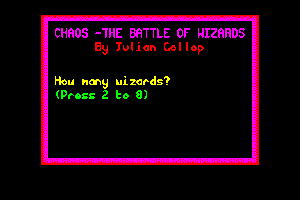 Chaos: The Battle Of Wizards Screenshot