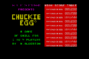 Chuckie Egg Screenshot