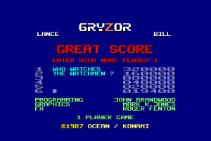Gryzor Screenshot
