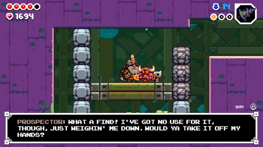 Shovel Knight Dig Screenshot