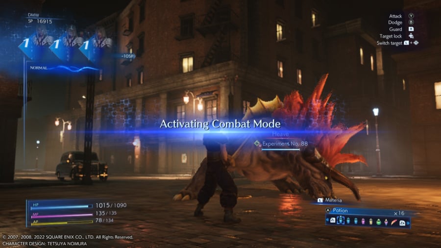 Crisis Core -Final Fantasy VII- Reunion Screenshot