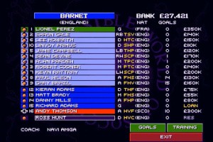 Sensible World of Soccer '96/'97 Screenshot