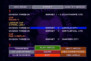 Sensible World of Soccer '96/'97 Screenshot