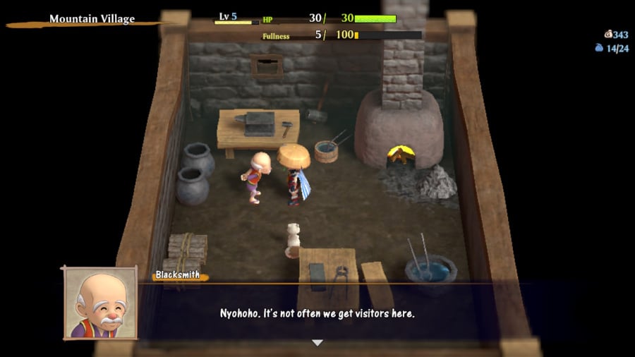 Shiren the Wanderer: The Mystery Dungeon of Serpentcoil Island Screenshot