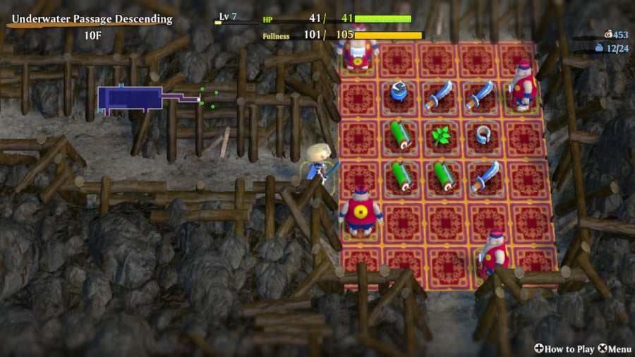 Shiren the Wanderer: The Mystery Dungeon of Serpentcoil Island Screenshot