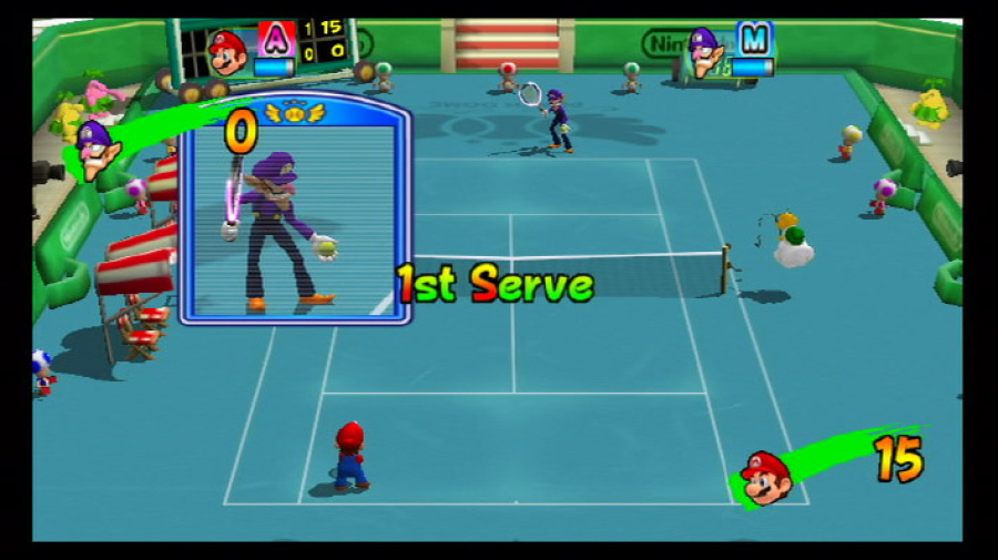 New Play Control! Mario Power Tennis Screenshot