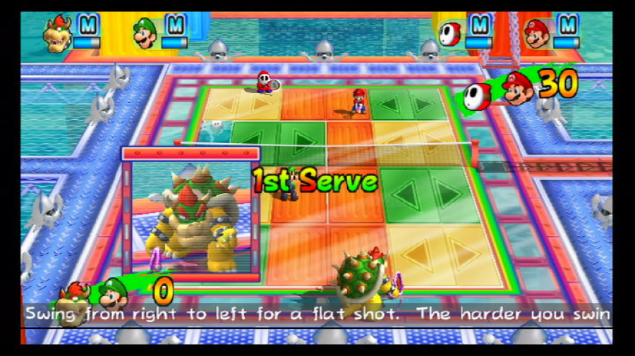 New Play Control! Mario Power Tennis Screenshot