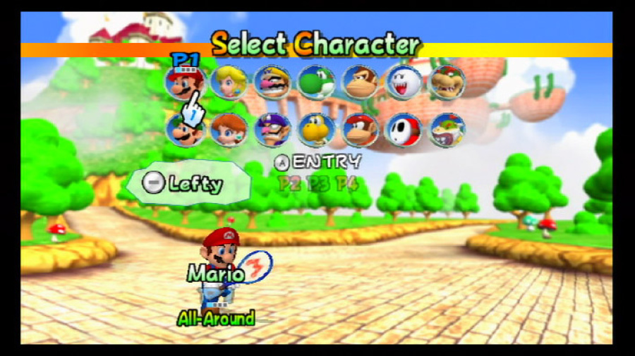 New Play Control! Mario Power Tennis Screenshot