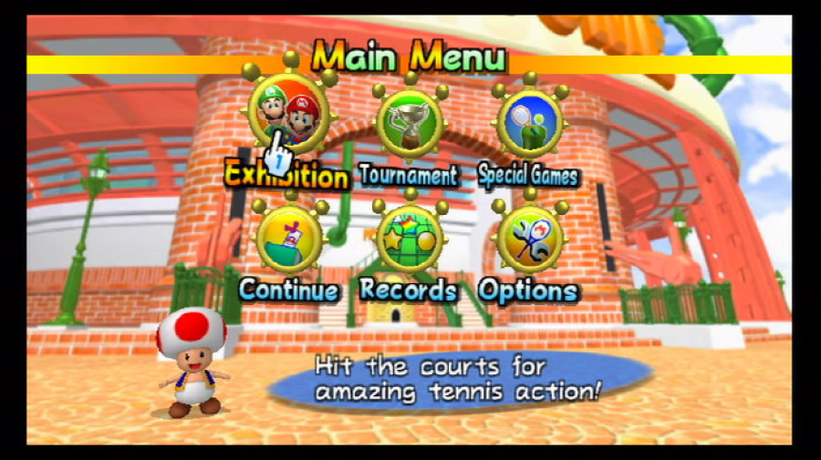 New Play Control! Mario Power Tennis Screenshot