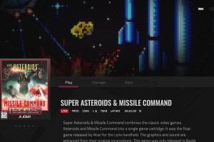 Polymega Collection Vol. 1 - Asteroids Screenshot