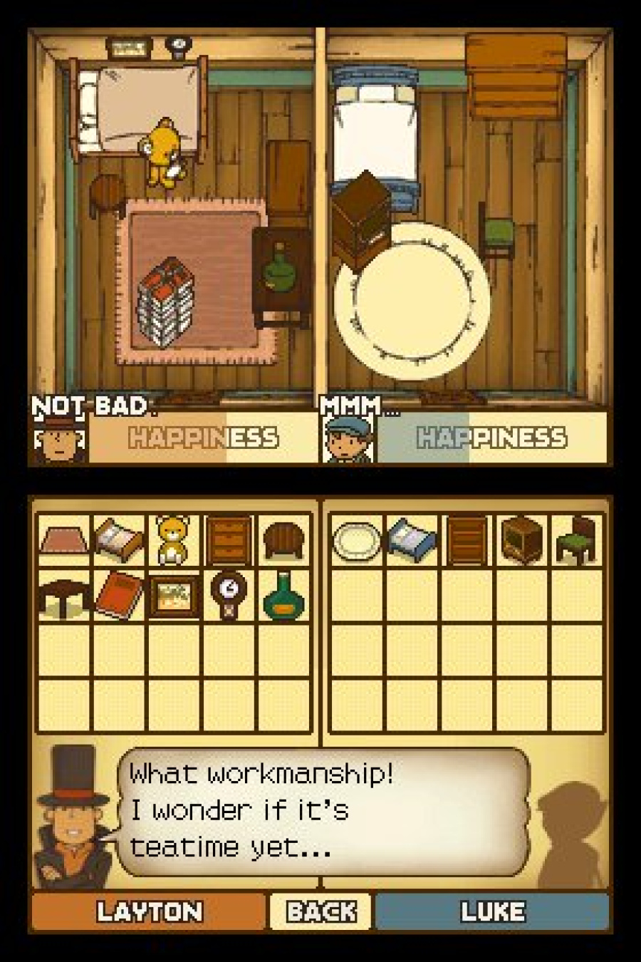 Professor Layton and the Curious Village Screenshot