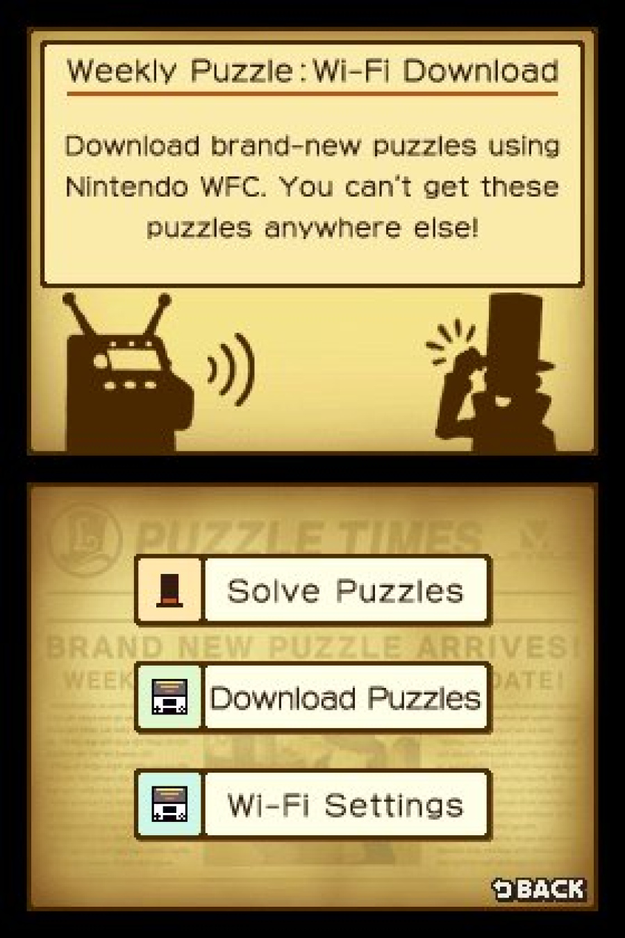 Professor Layton and the Curious Village Screenshot