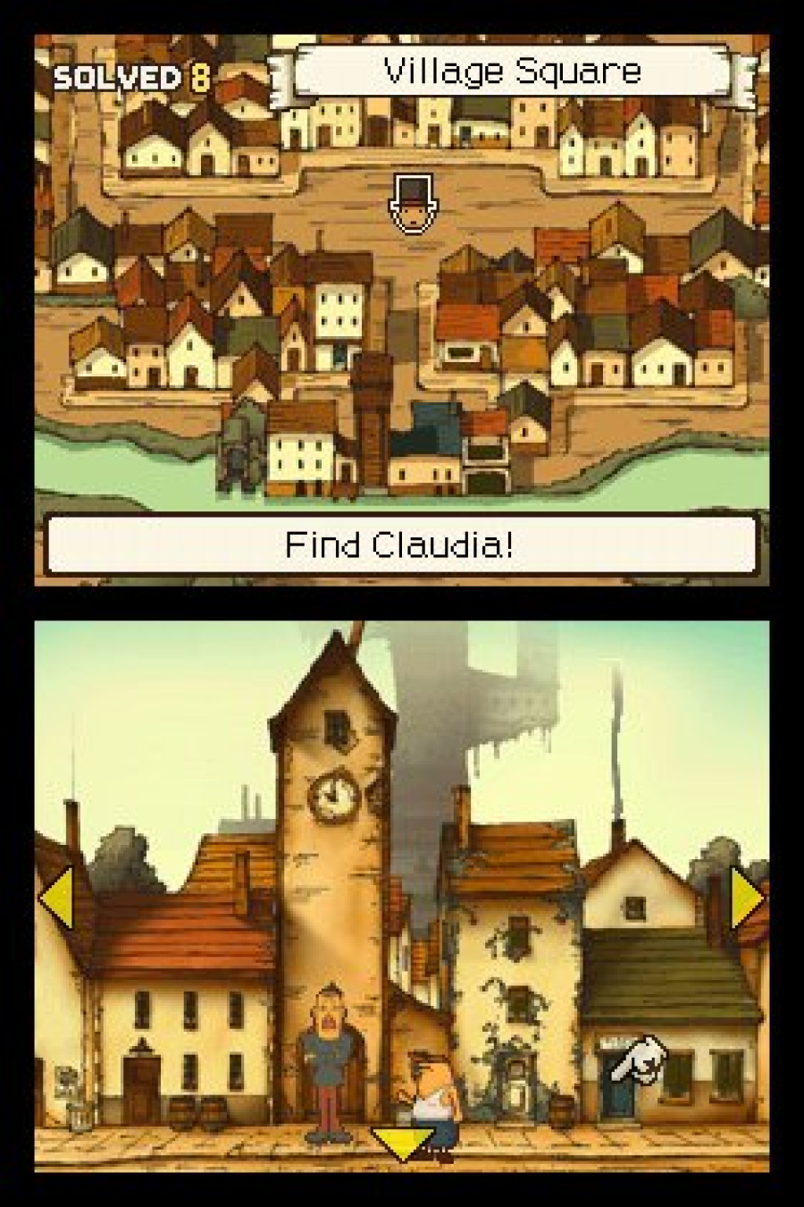 Professor Layton and the Curious Village Screenshot