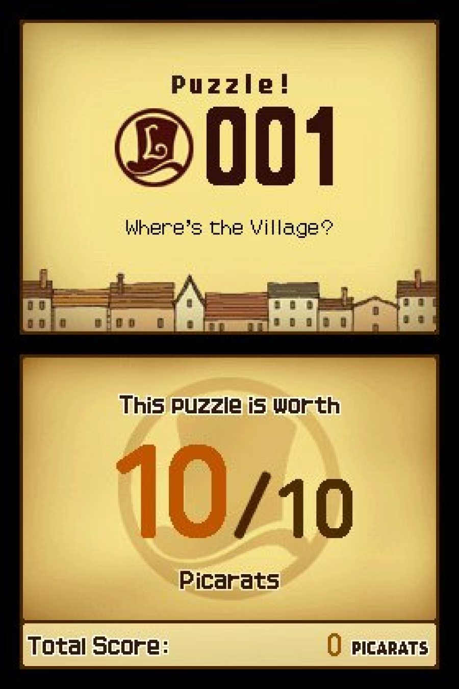 Professor Layton and the Curious Village Screenshot