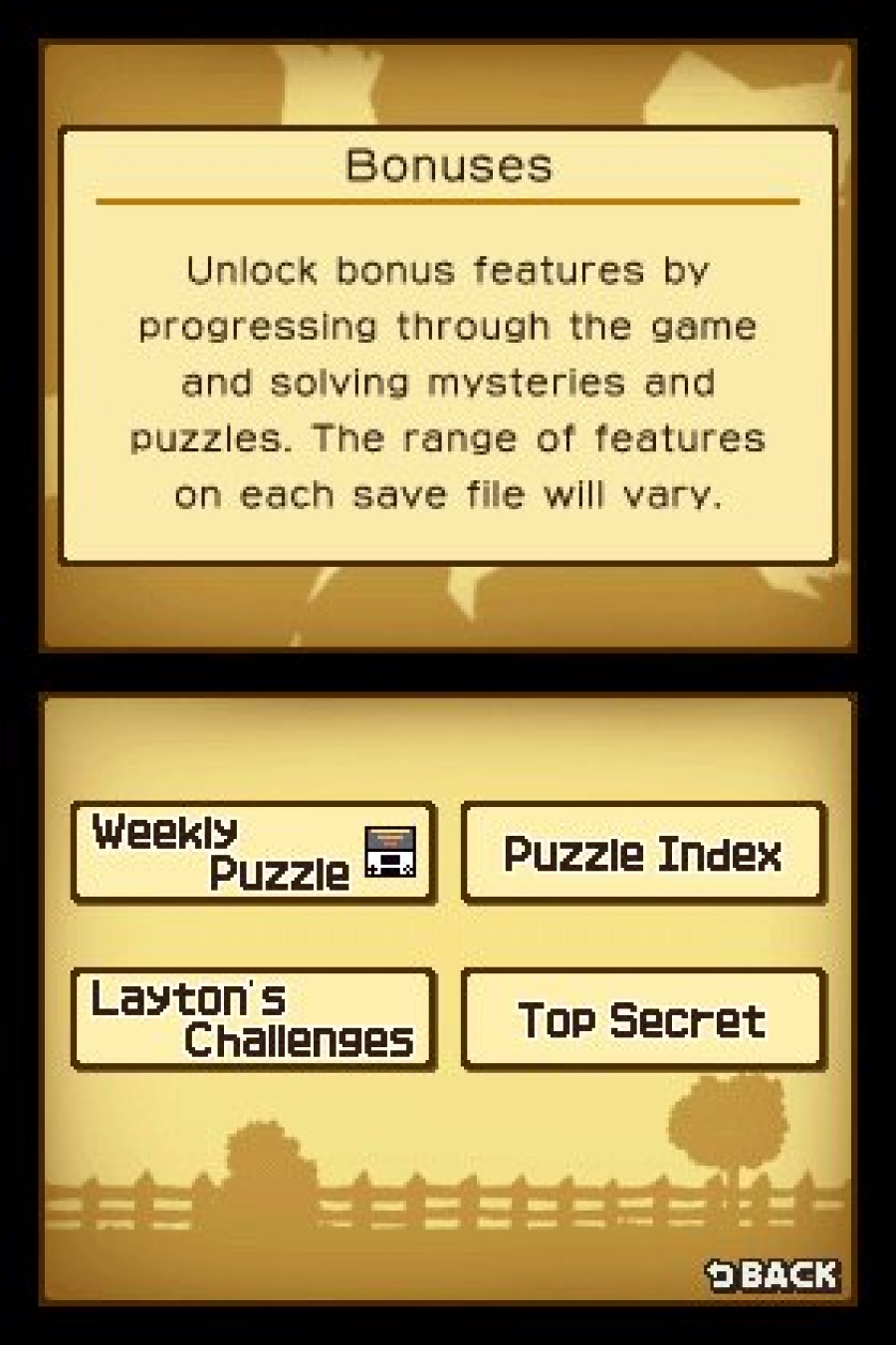 Professor Layton and the Curious Village Screenshot