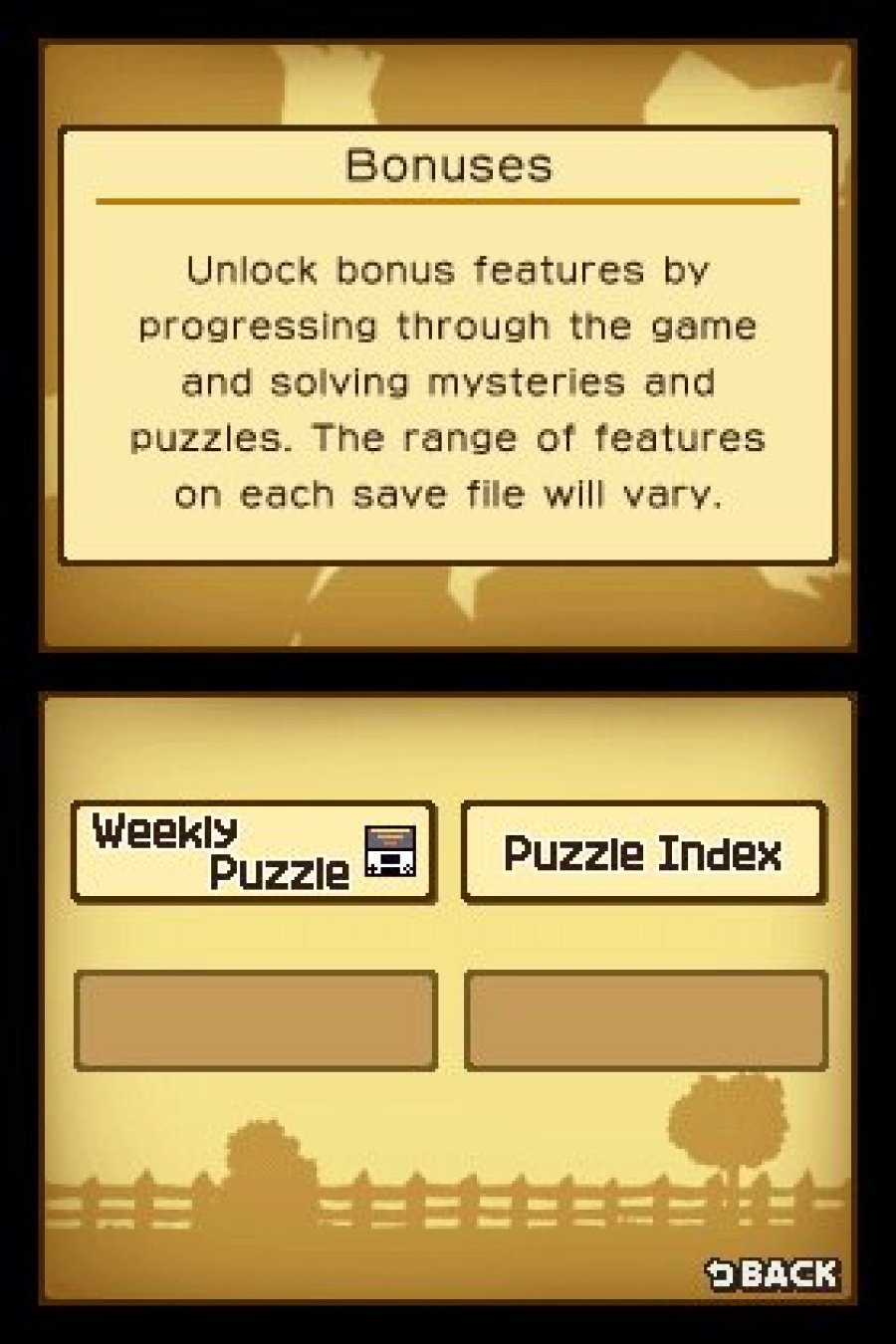 Professor Layton and the Curious Village Screenshot