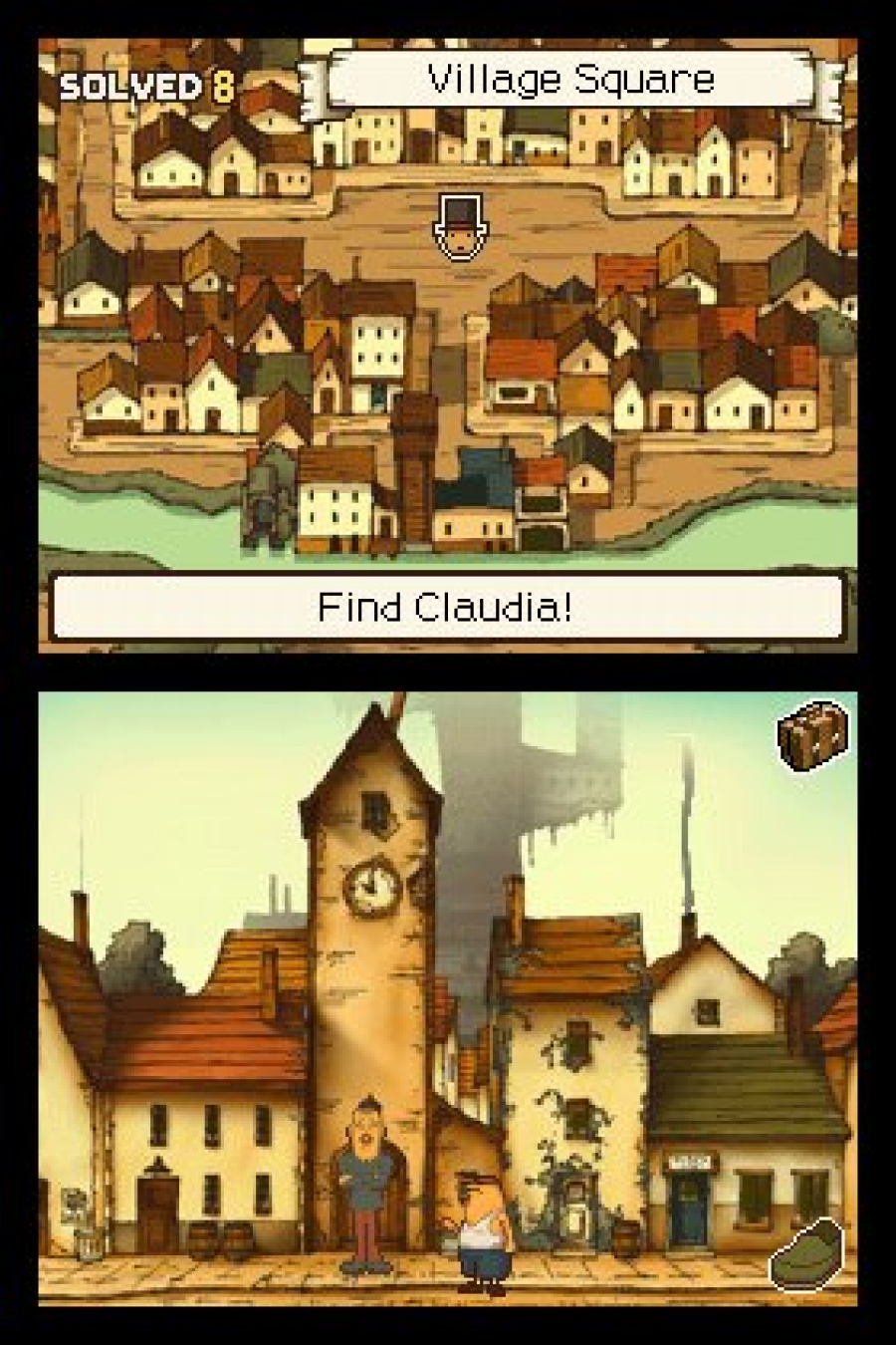 Professor Layton and the Curious Village Screenshot