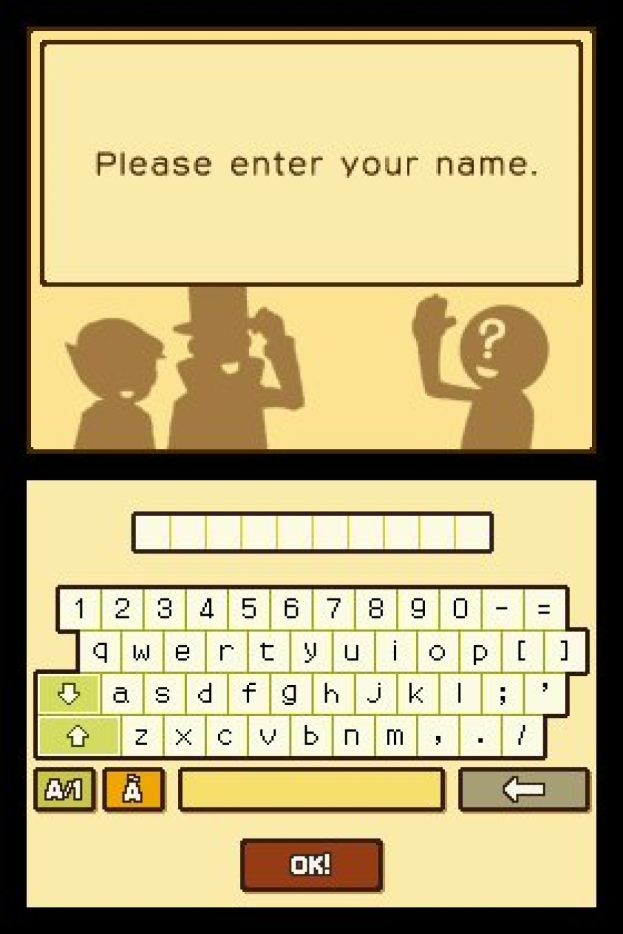 Professor Layton and the Curious Village Screenshot