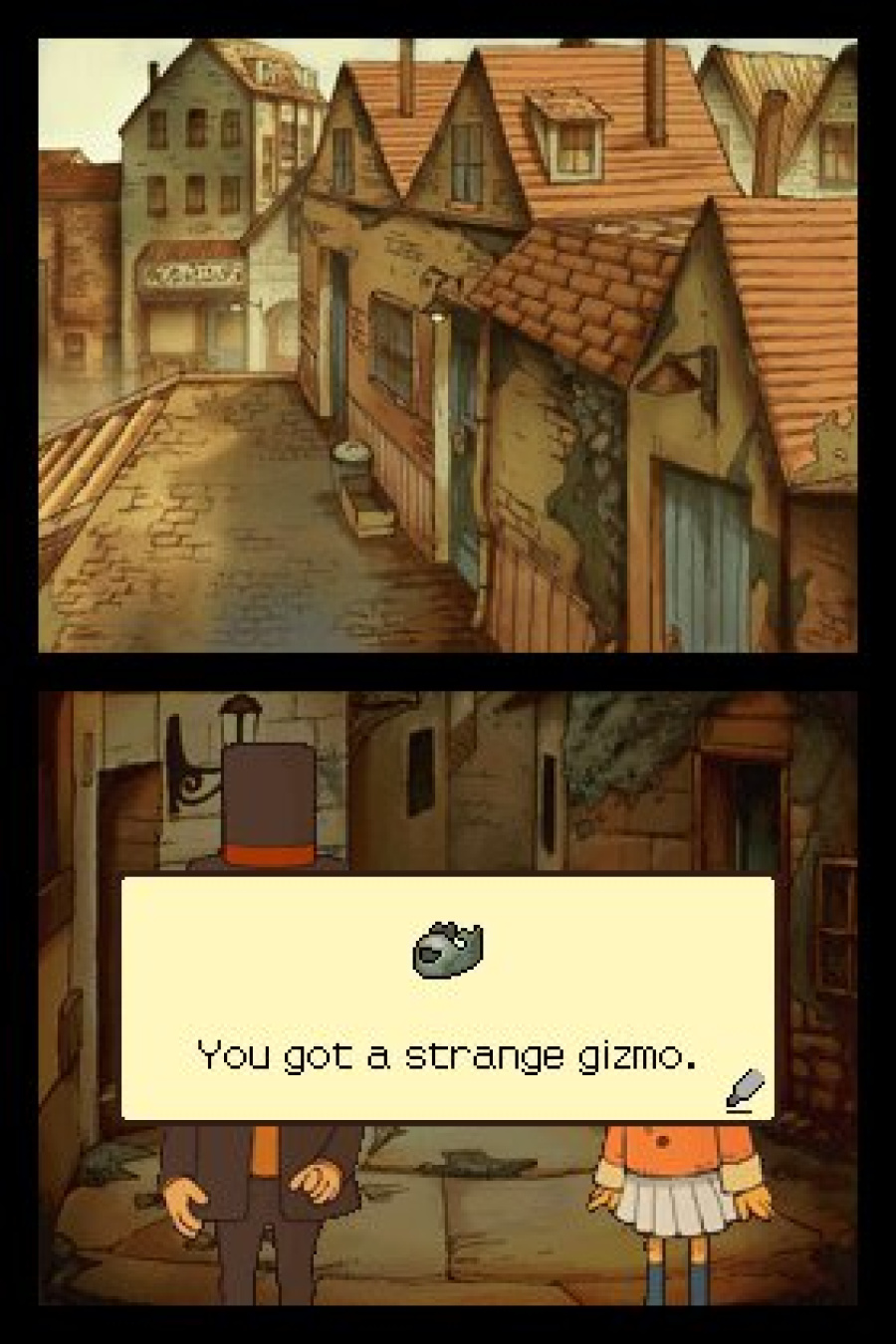 Professor Layton and the Curious Village Screenshot