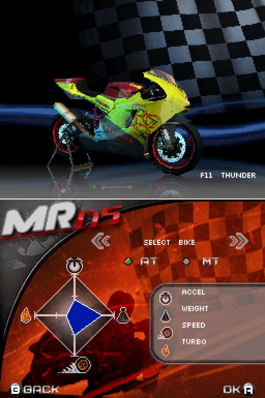 Moto Racer DS Screenshot